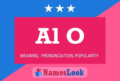 Al O Name Poster