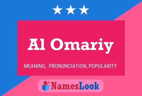 Al Omariy Name Poster