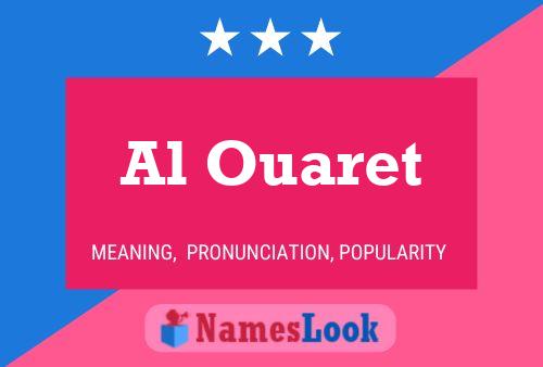 Al Ouaret Name Poster