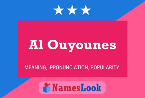 Al Ouyounes Name Poster