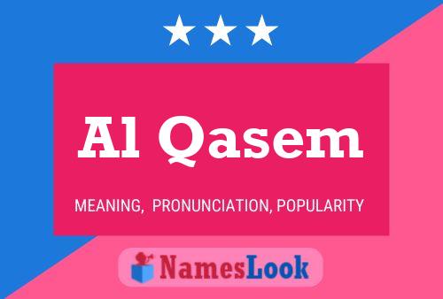 Al Qasem Name Poster