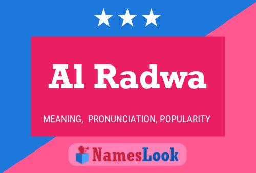 Al Radwa Name Poster