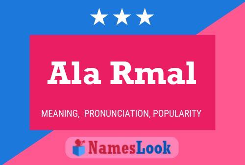 Ala Rmal Name Poster