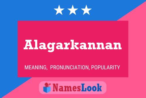 Alagarkannan Name Poster