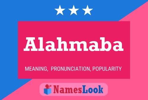 Alahmaba Name Poster