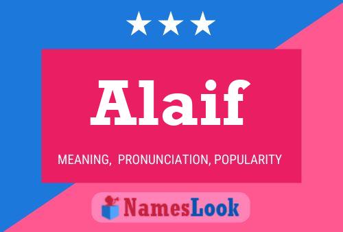 Alaif Name Poster