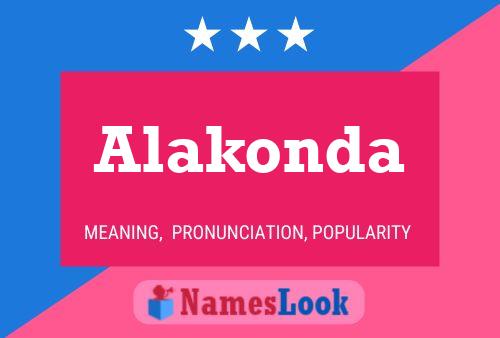 Alakonda Name Poster