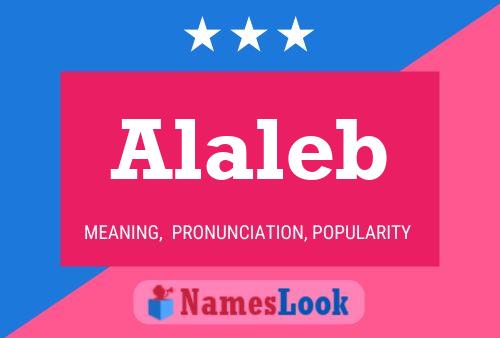 Alaleb Name Poster