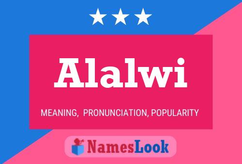 Alalwi Name Poster