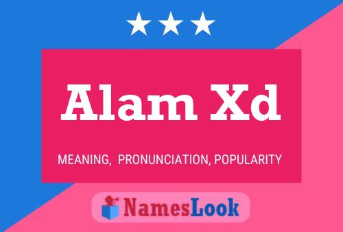 Alam Xd Name Poster