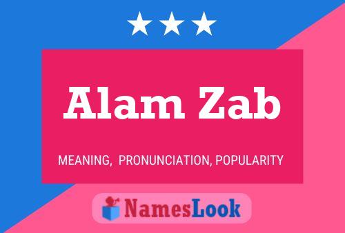 Alam Zab Name Poster