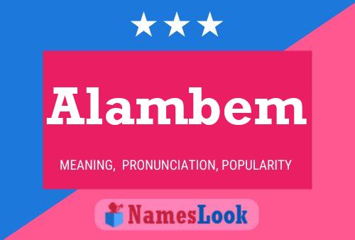 Alambem Name Poster