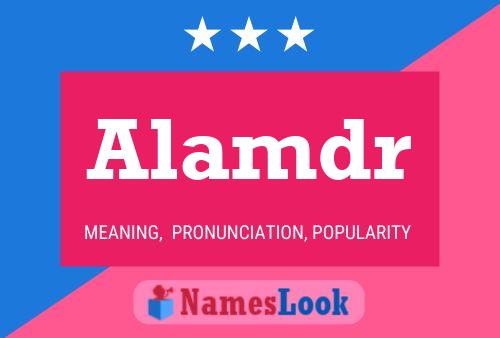 Alamdr Name Poster