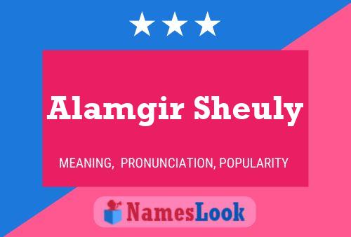 Alamgir Sheuly Name Poster