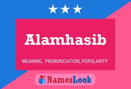 Alamhasib Name Poster