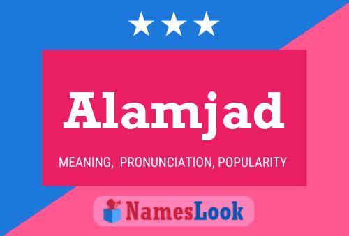 Alamjad Name Poster