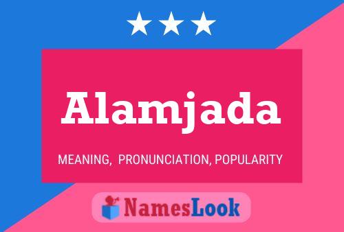 Alamjada Name Poster