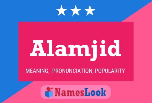 Alamjid Name Poster