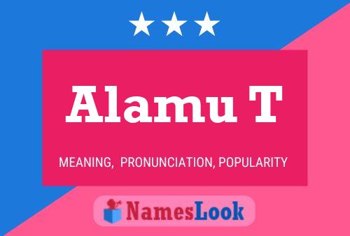 Alamu T Name Poster