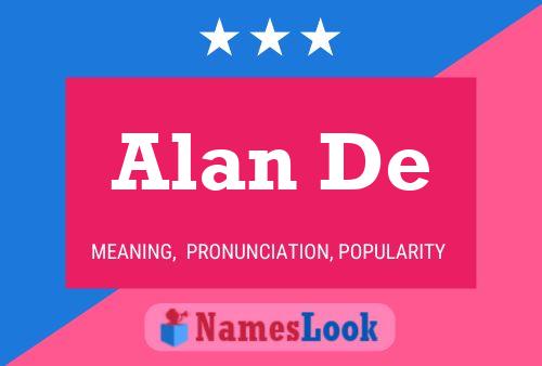 Alan De Name Poster