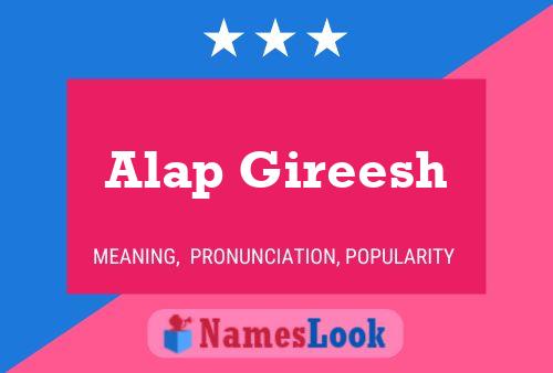 Alap Gireesh Name Poster