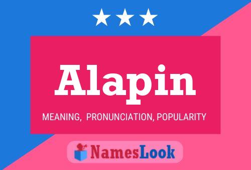 Alapin Name Poster