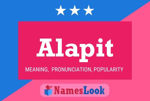 Alapit Name Poster