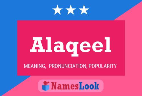 Alaqeel Name Poster