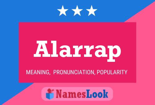 Alarrap Name Poster