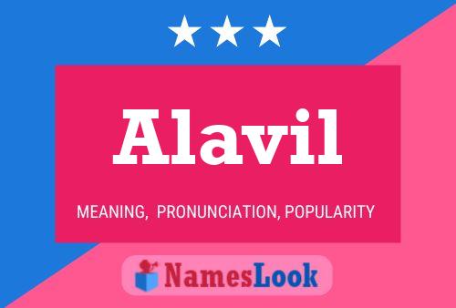 Alavil Name Poster