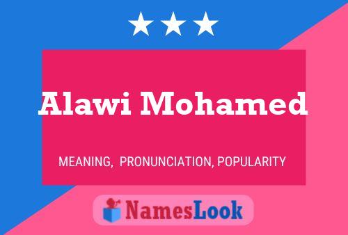 Alawi Mohamed Name Poster