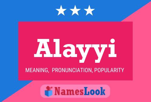 Alayyi Name Poster