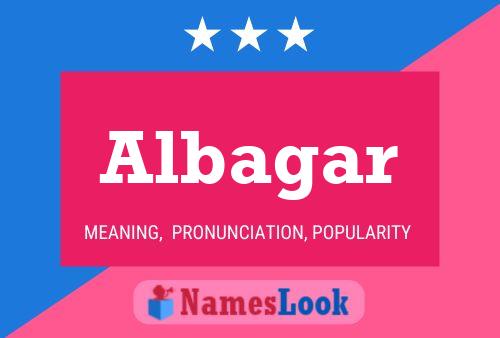 Albagar Name Poster