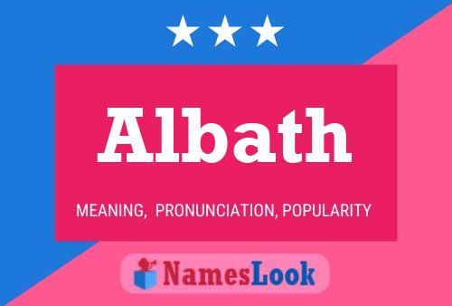 Albath Name Poster