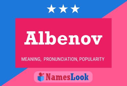 Albenov Name Poster