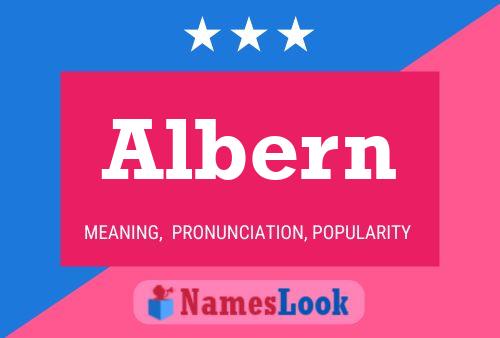 Albern Name Poster