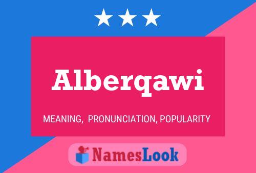 Alberqawi Name Poster