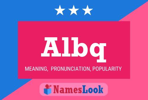 Albq Name Poster