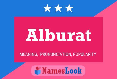 Alburat Name Poster