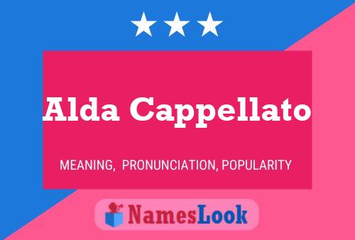 Alda Cappellato Name Poster