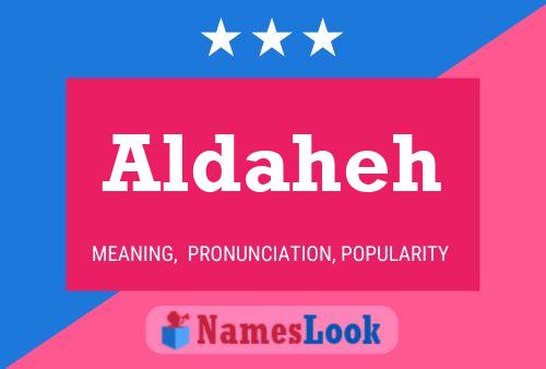 Aldaheh Name Poster