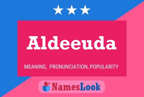 Aldeeuda Name Poster