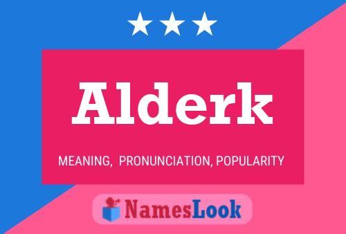 Alderk Name Poster