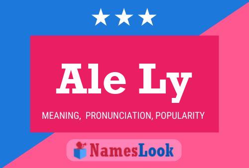 Ale Ly Name Poster