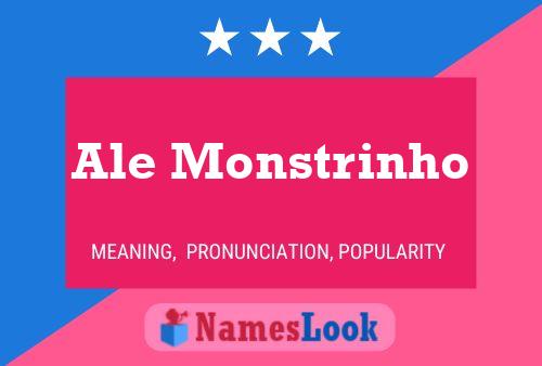 Ale Monstrinho Name Poster