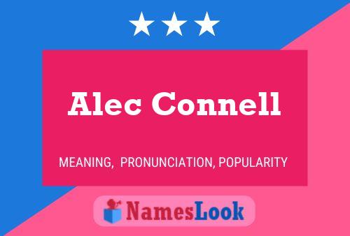 Alec Connell Name Poster