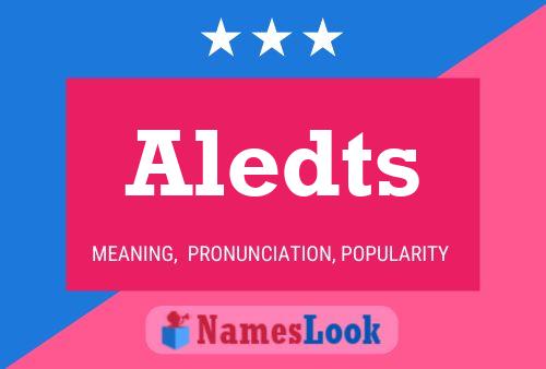 Aledts Name Poster