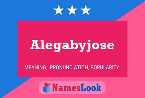 Alegabyjose Name Poster