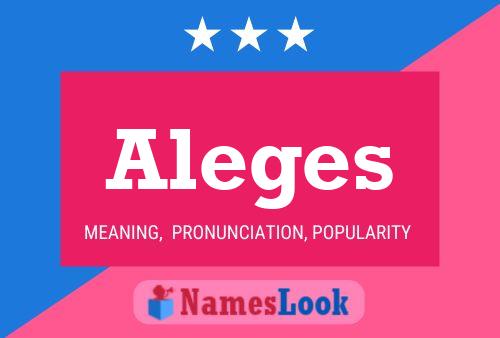 Aleges Name Poster