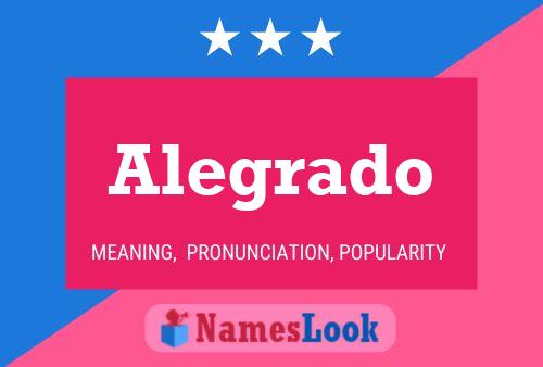 Alegrado Name Poster